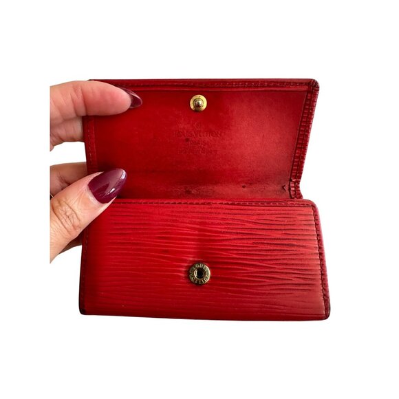LOUIS VUITTON Red Epi Leather Keyholder Case - Picture 8 of 8